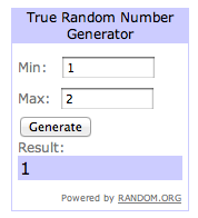 Zumba - Winner's Name Location