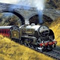 Howard Fogg Train Painting