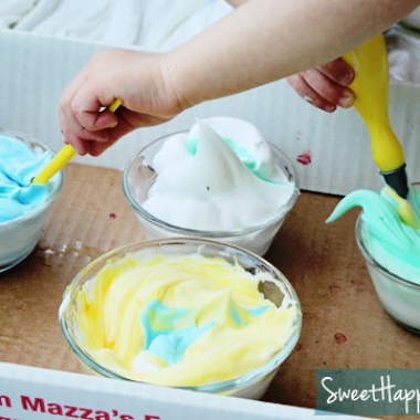 Shaving Cream Paint