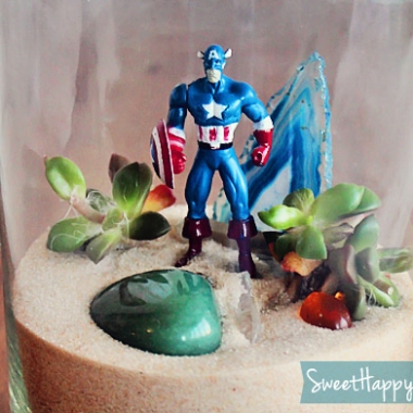 Our Superhero Terrarium