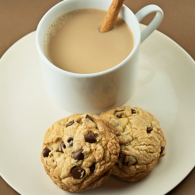 Hot Spiced Tea and Cookies