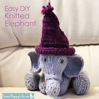 DIY Knitted Elephant