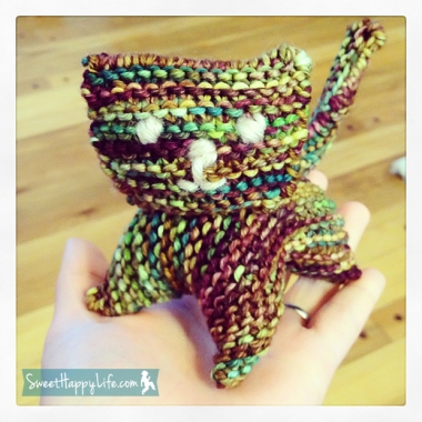Easy Knitted Kitty Kat