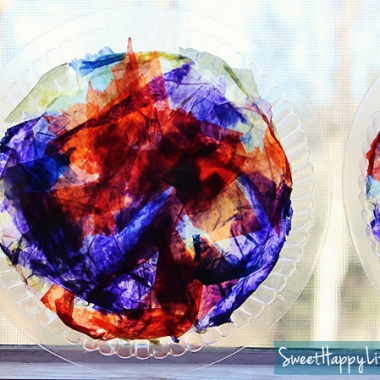 Preschool Sun Catchers Art Project