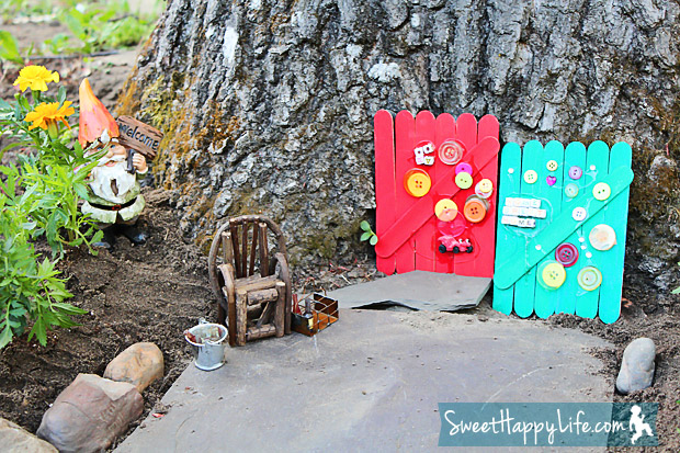 DIY Garden Gnome Doors