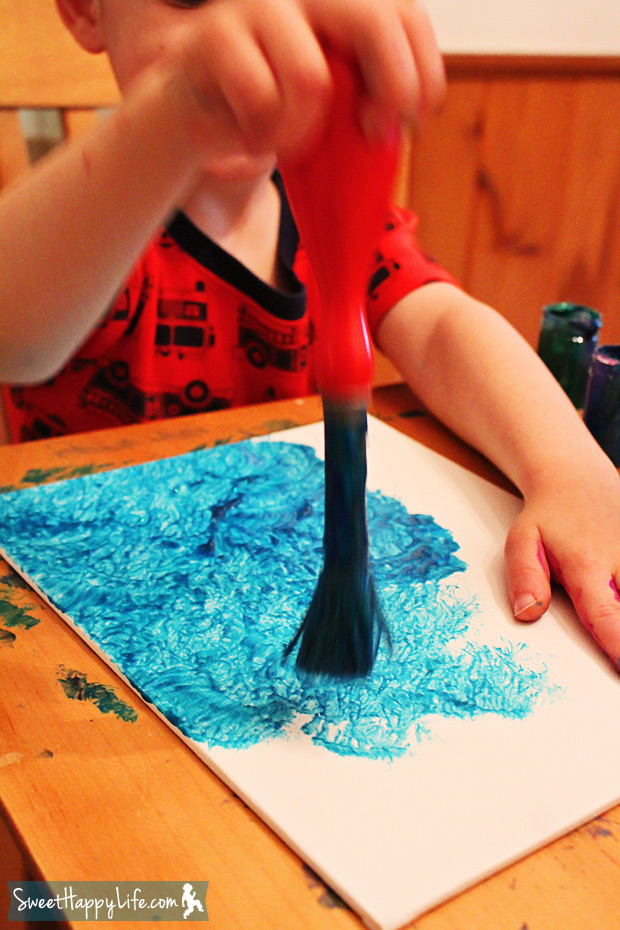 Preschool Tap Painting